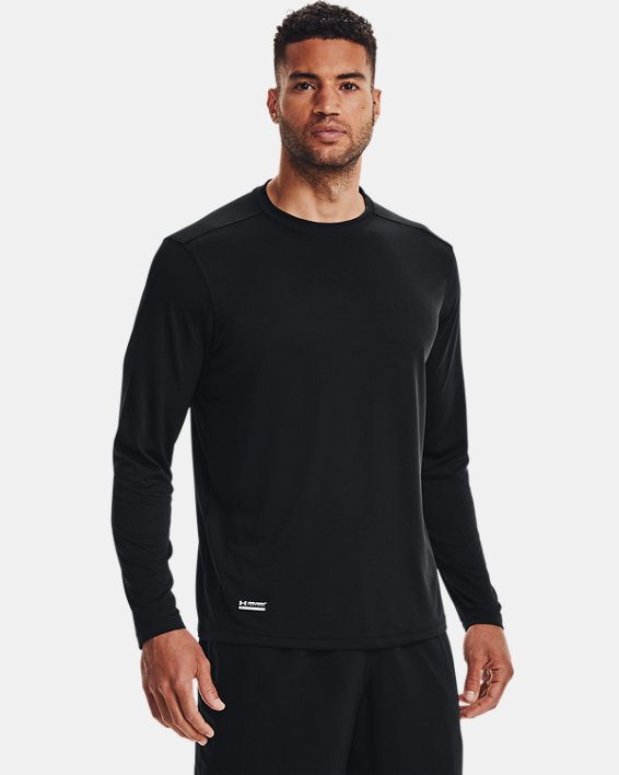 Men's Tactical UA Tech™ Long Sleeve T-Shirt, Black, pdpMainDesktop image number 1